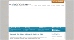 Desktop Screenshot of mtsullivancpa.com